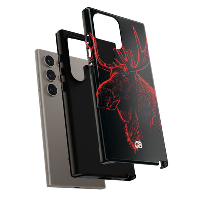 Nordic Elk · Tough Phone Case for Samsung · Black