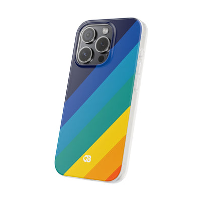 Prismatic Slant · Soft Phone Case for iPhone