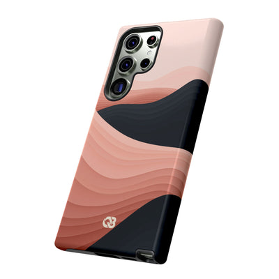 Pink Tough Phone Case for Samsung - Dune Shadow Layers