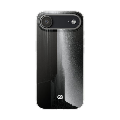 Black Lite Phone Case for iPhone - Brutalist Pixel Monolith