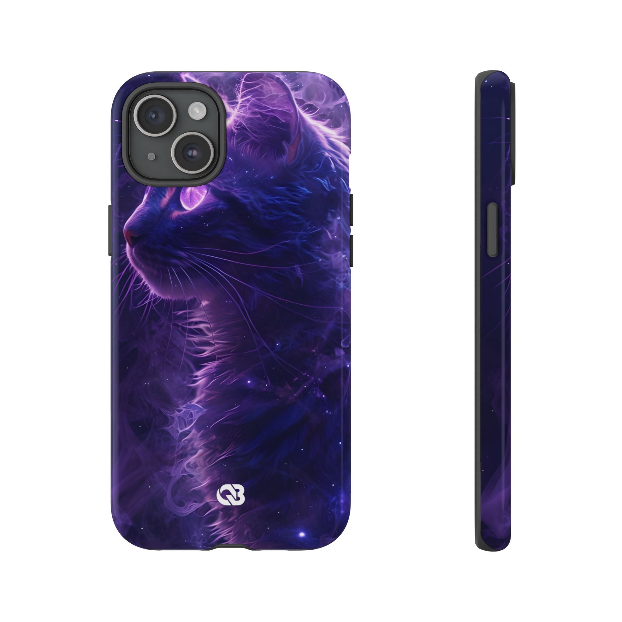 Purple Void Feline · Tough Custodia per iPhone