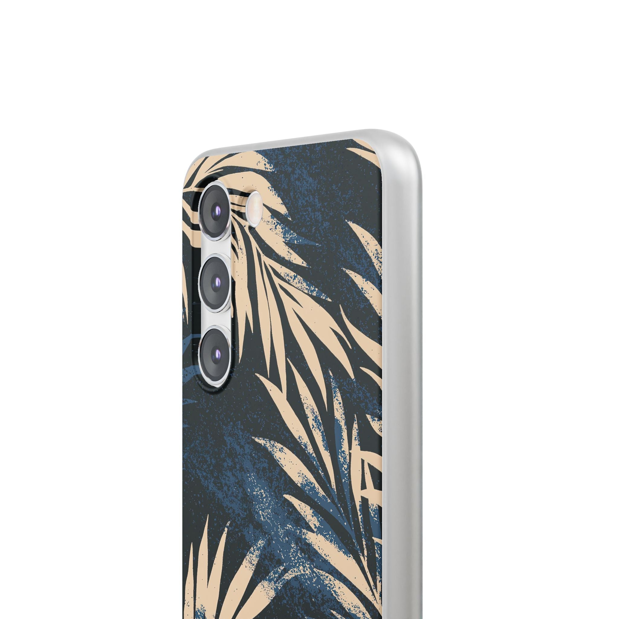 Blue Lite Phone Case for Samsung - Midnight Indigo Palm