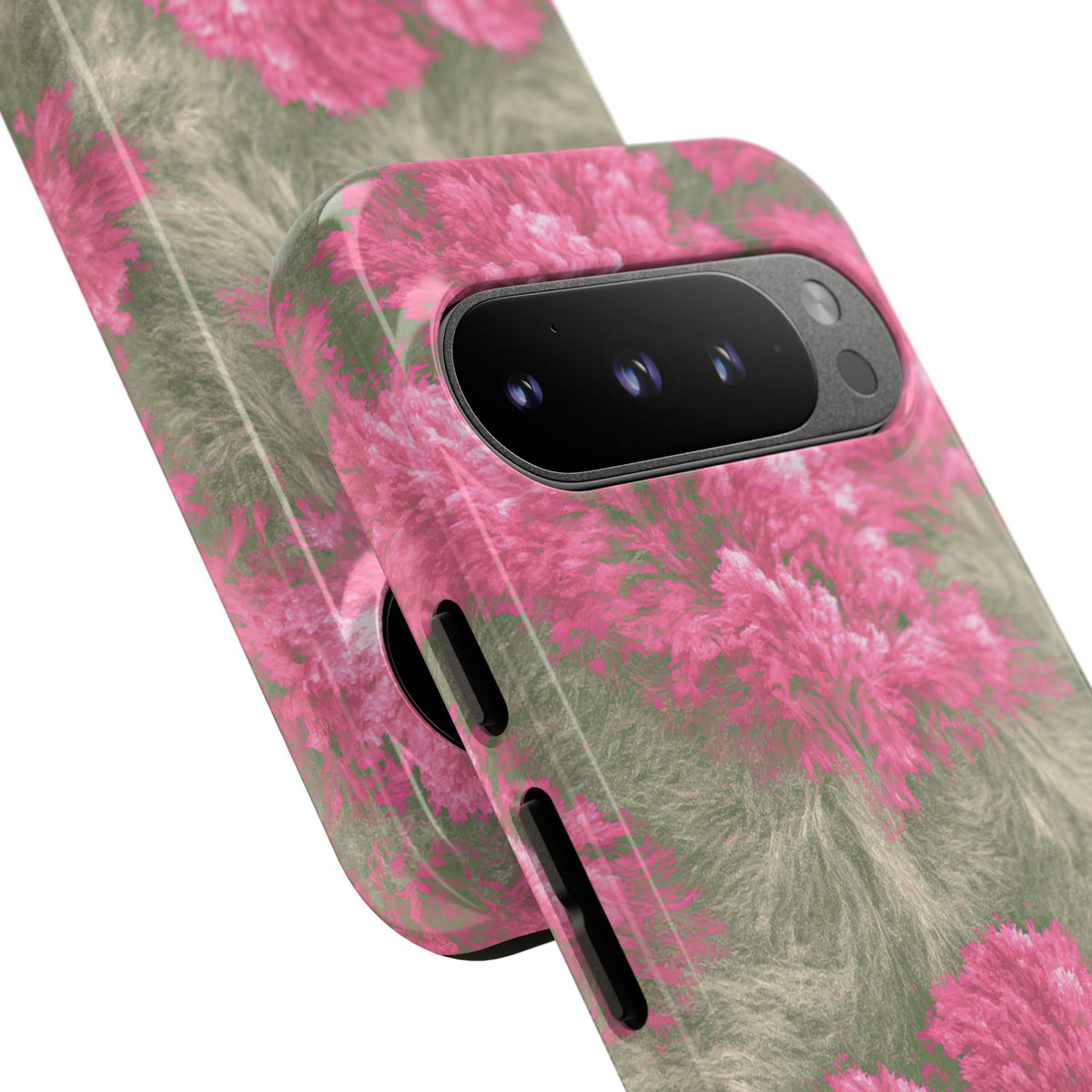 Digital Blossom · Tough Phone Case for Pixel ·  Pink