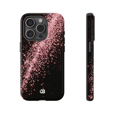 Rose Digital Cascade · Tough Phone Case for iPhone · Pink