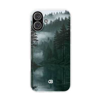 Misty Pine Reflections · Lite Phone Case for iPhone ·  Green