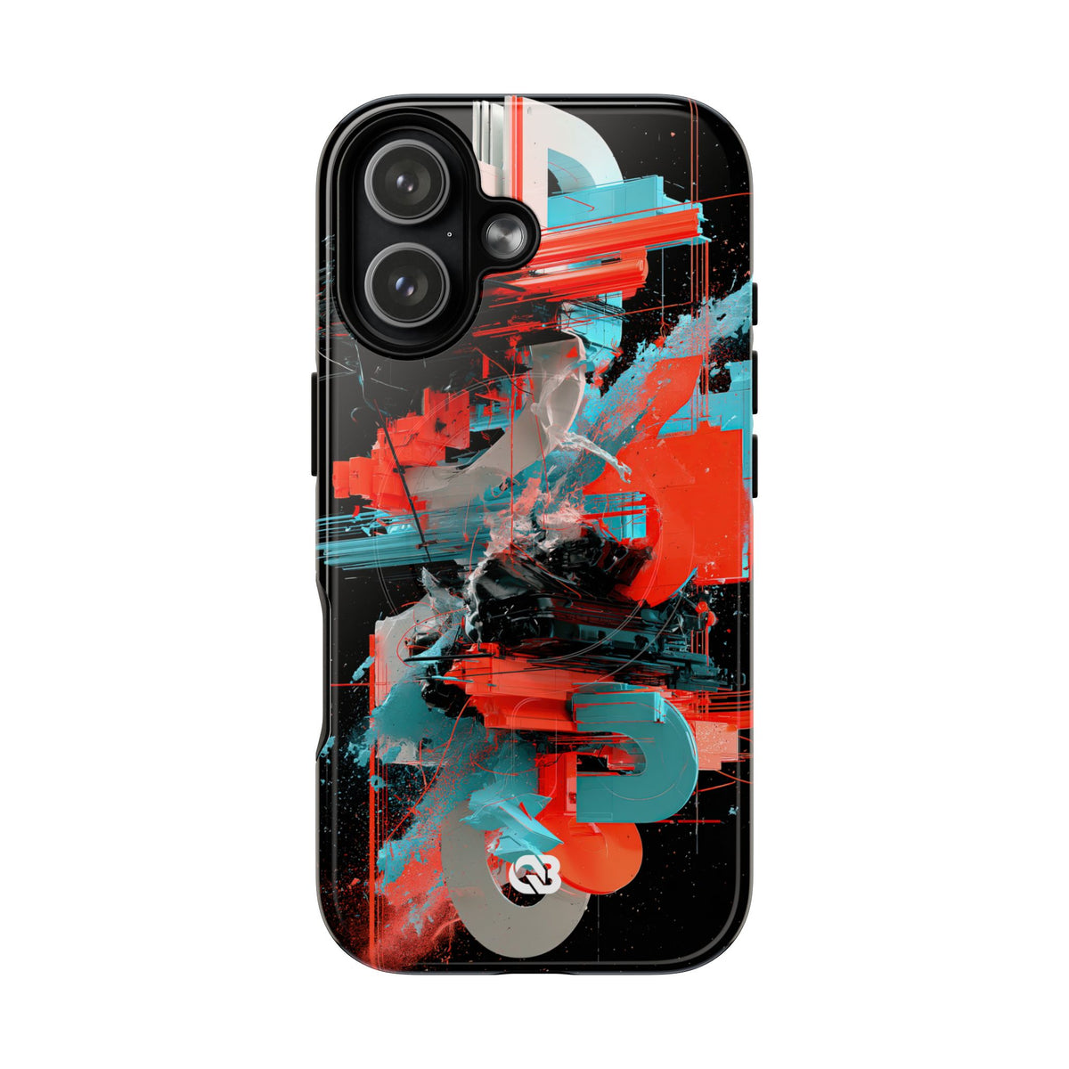 Fragmented Cyber Core · Tough 2.0 Magnetic Phone Case for iPhone · Black