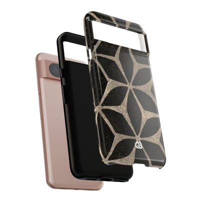 Concrete Mosaic Star · Tough Phone Case for Pixel ·  Black