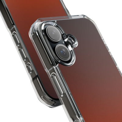 Orange Impact MagSafe Phone Case for iPhone - Obsidian Ember Fade