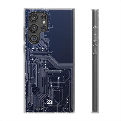 Blue Lite Phone Case for Samsung - Cobalt Data Stream