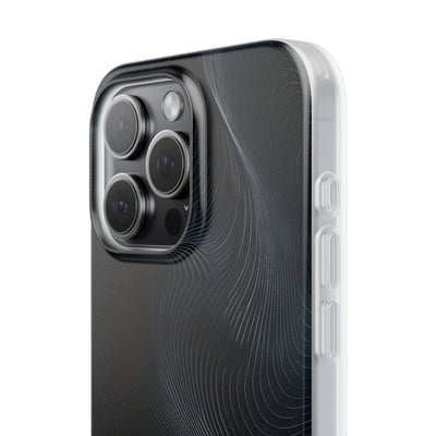 Black Lite Phone Case for iPhone - Obsidian Ridge Flux