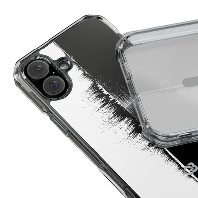 Black Impact MagSafe Phone Case for iPhone - Static Signal Split