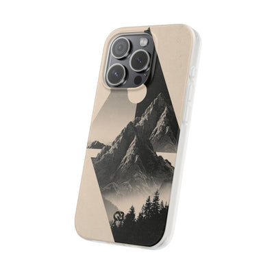 Beige Lite Phone Case for iPhone - Obsidian Summit Parchment