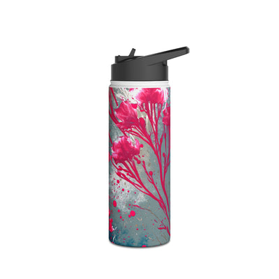 Cyber Blossom · Insulated Water Bottle · Teal