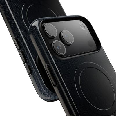 Brushed Obsidian Steel · Tough 2.0 Magnetic Phone Case for iPhone · Black