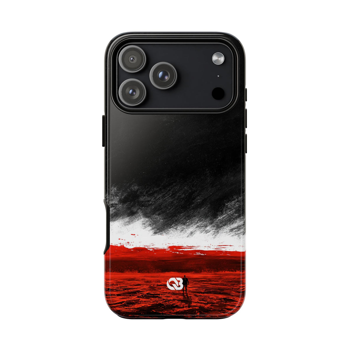 Crimson Void · Tough Phone Case for iPhone · Black