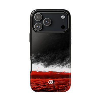 Crimson Void · Tough Phone Case for iPhone · Black
