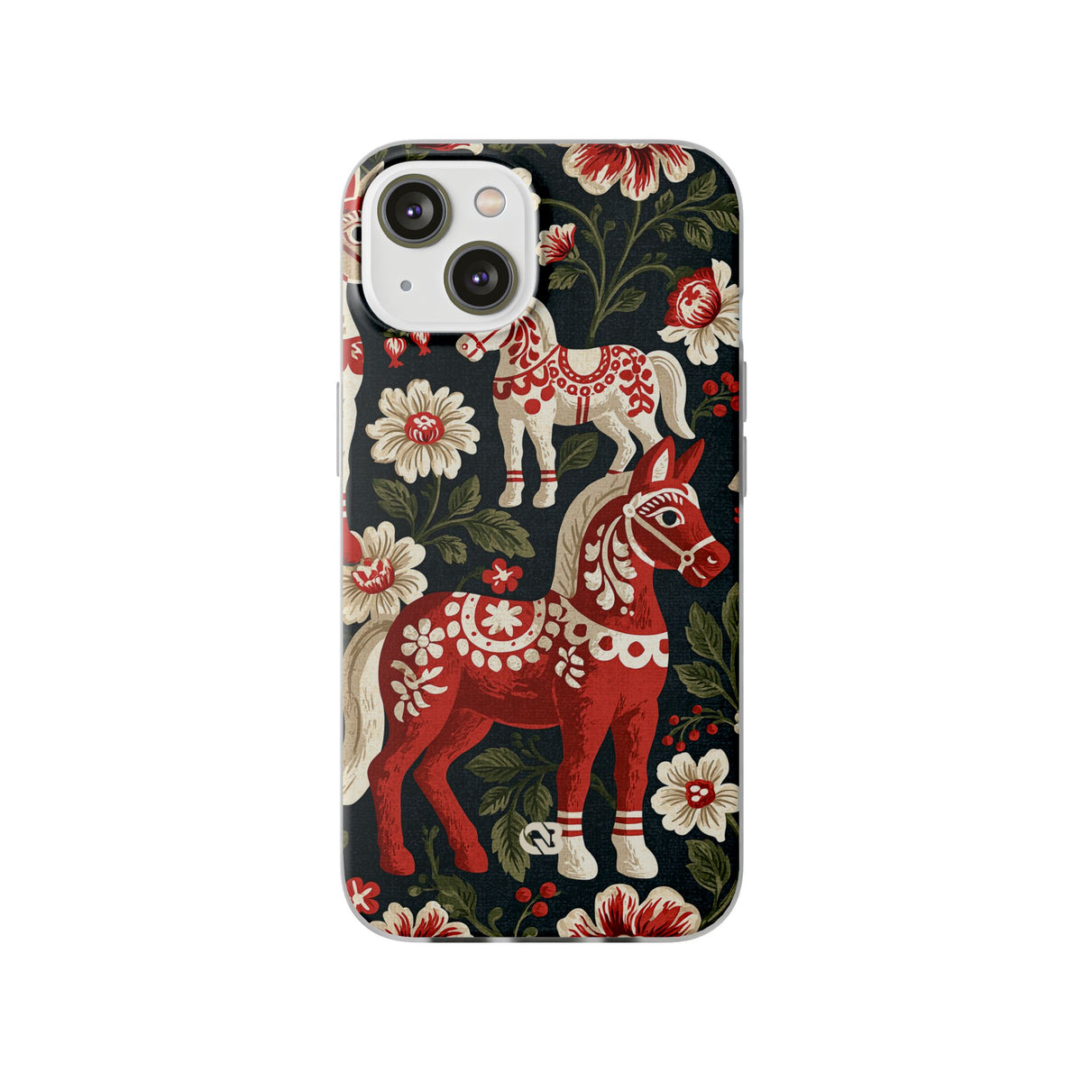 Nordic Dala Meadow · Lite Phone Case for iPhone ·  Red