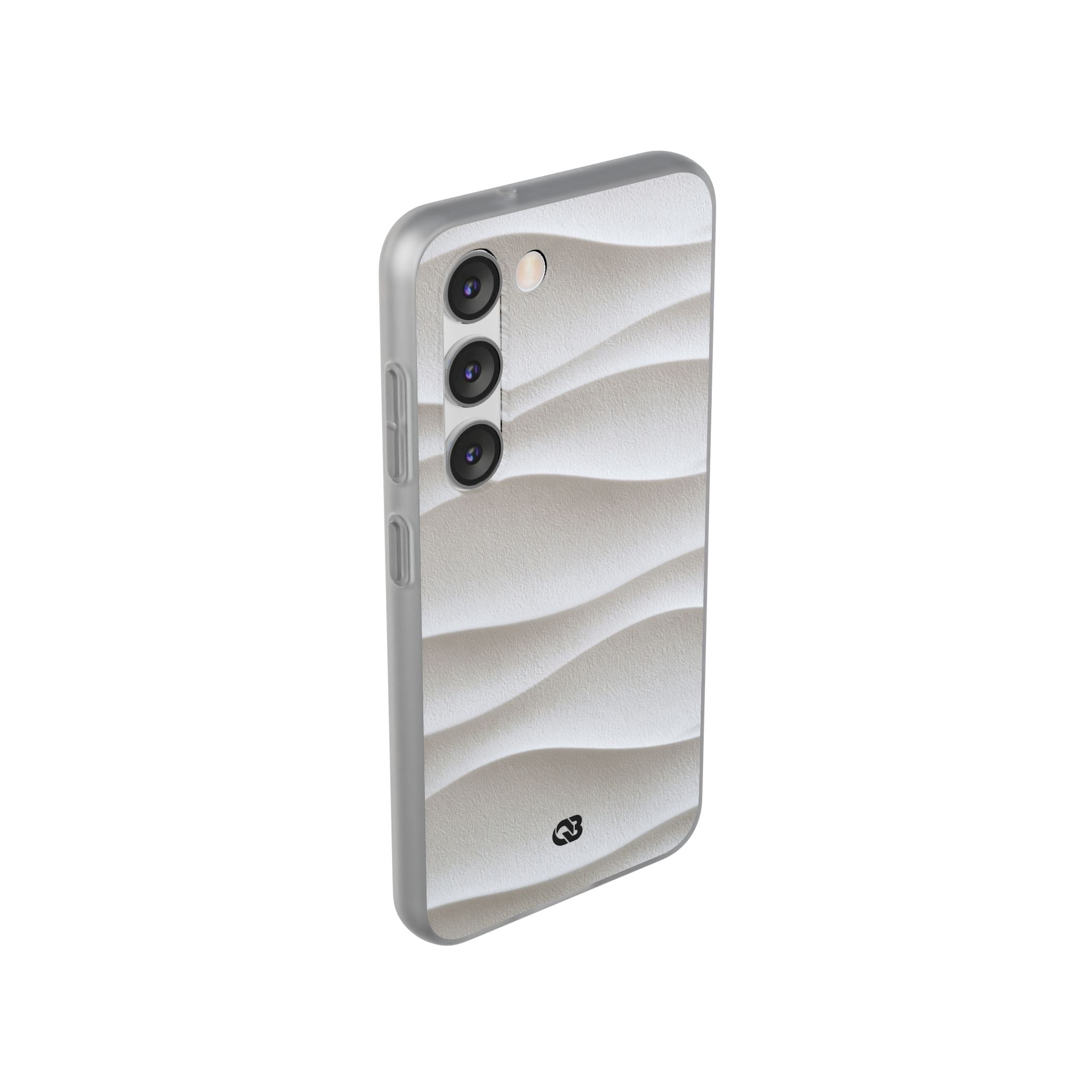 White Lite Phone Case for Samsung - Arctic Flow Ridges