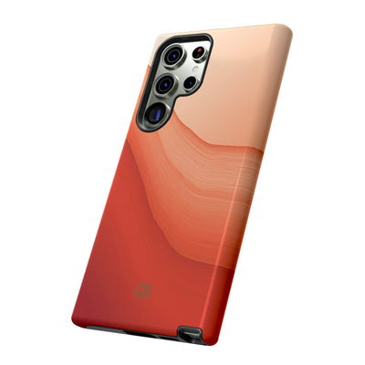 Terracotta Flow · Tough Phone Case for Samsung · Orange