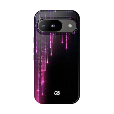 Binary Cascade · Tough Phone Case for Pixel ·  Black