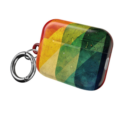 Crimson Stripes - AirPods Case