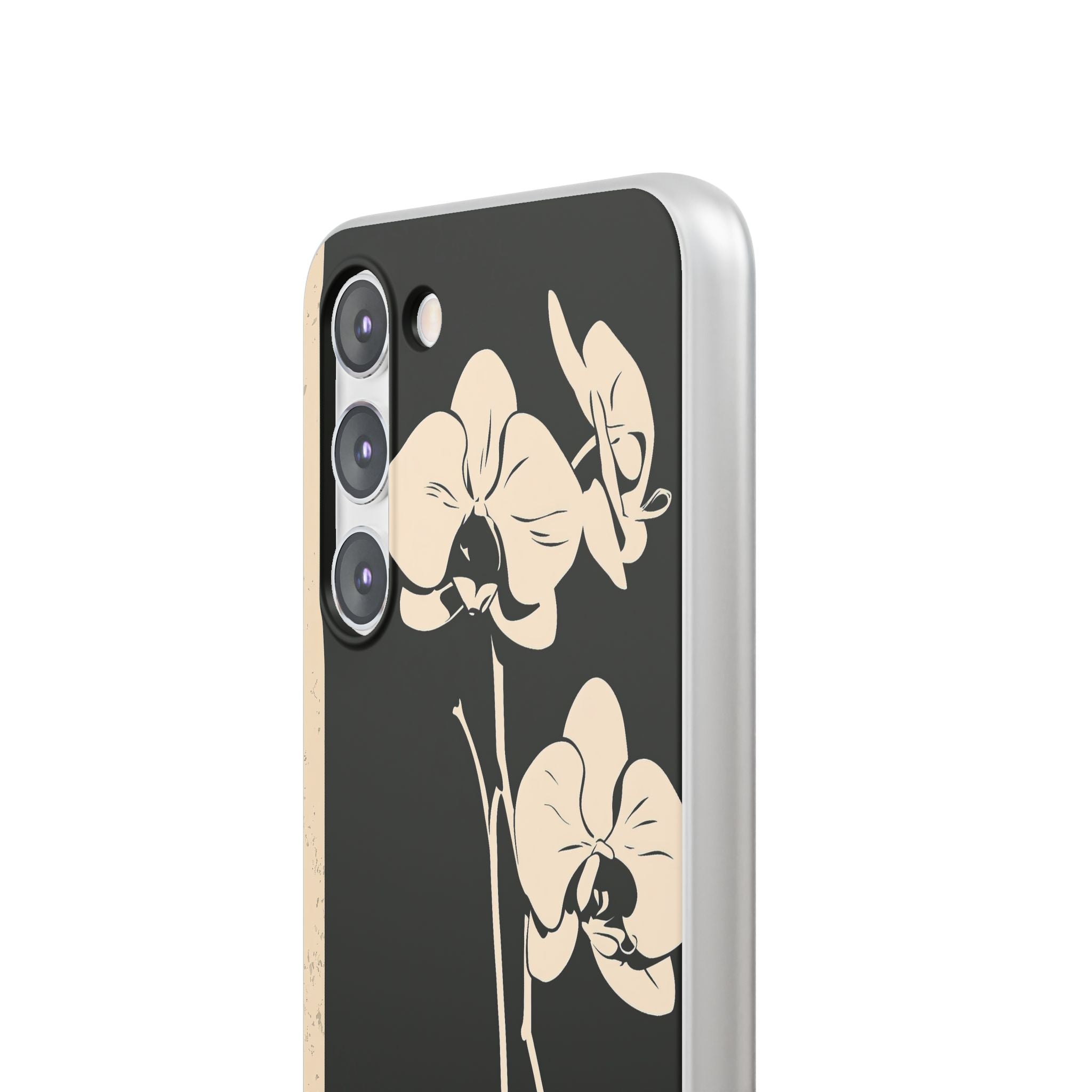 Black Lite Phone Case for Samsung - Obsidian Bone Orchid
