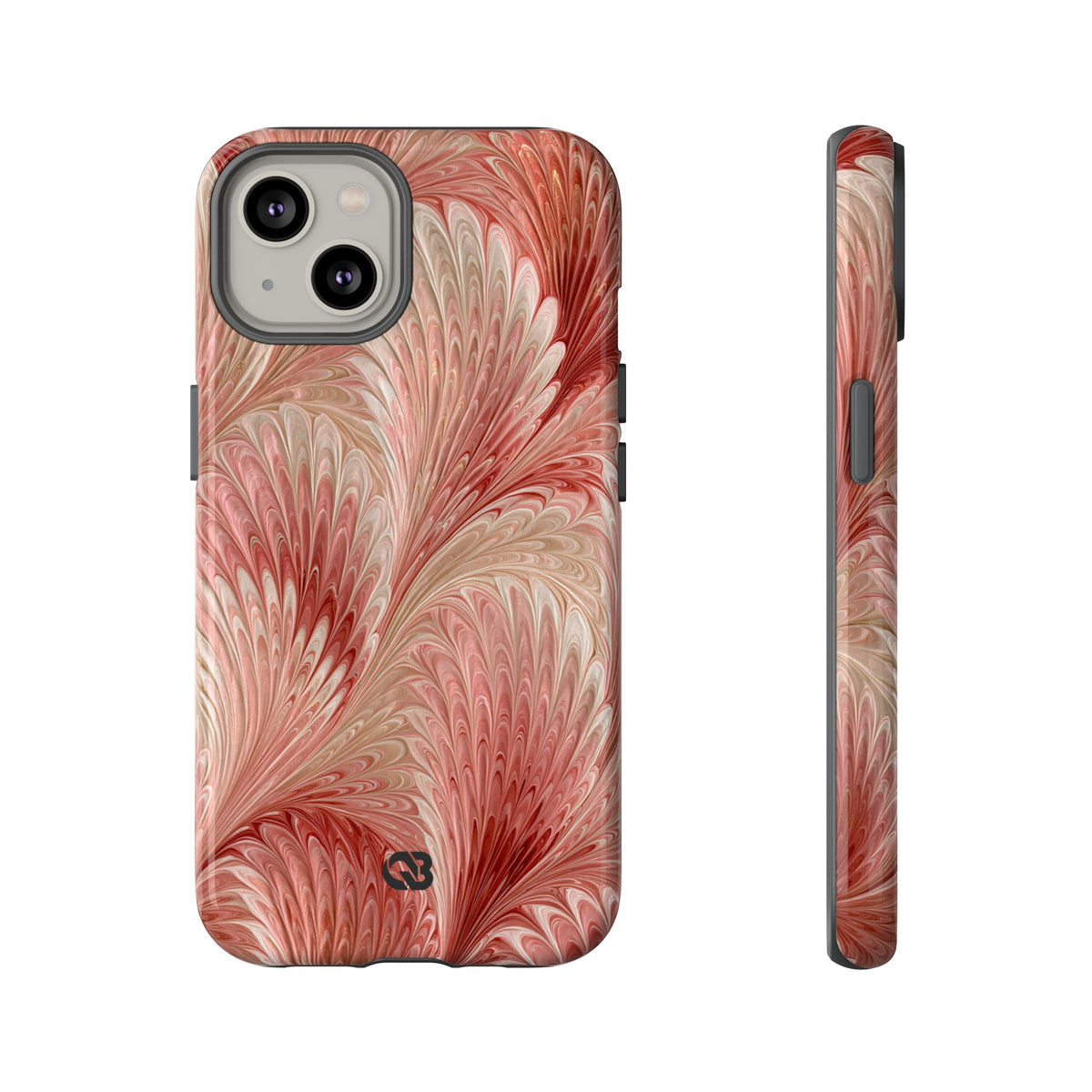 Blush Petal Plume · Tough Phone Case for iPhone · Pink