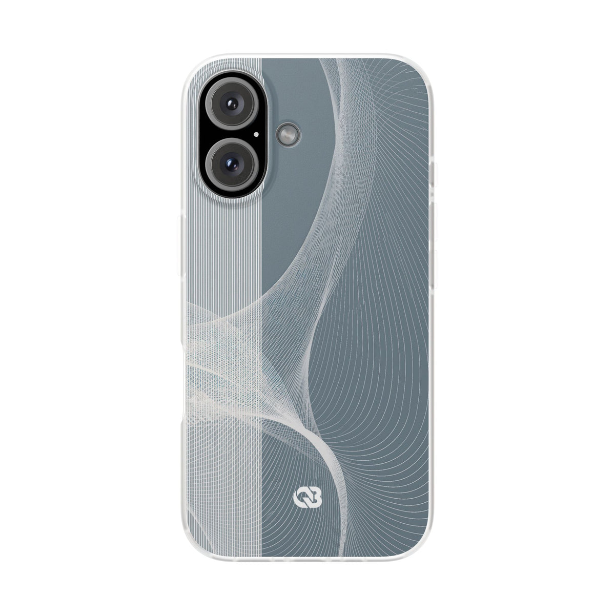 Slate Contour Drift · Lite Phone Case for iPhone ·  Grey