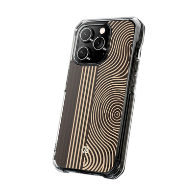 Brown Impact MagSafe Phone Case for iPhone - Espresso Sand Ridge