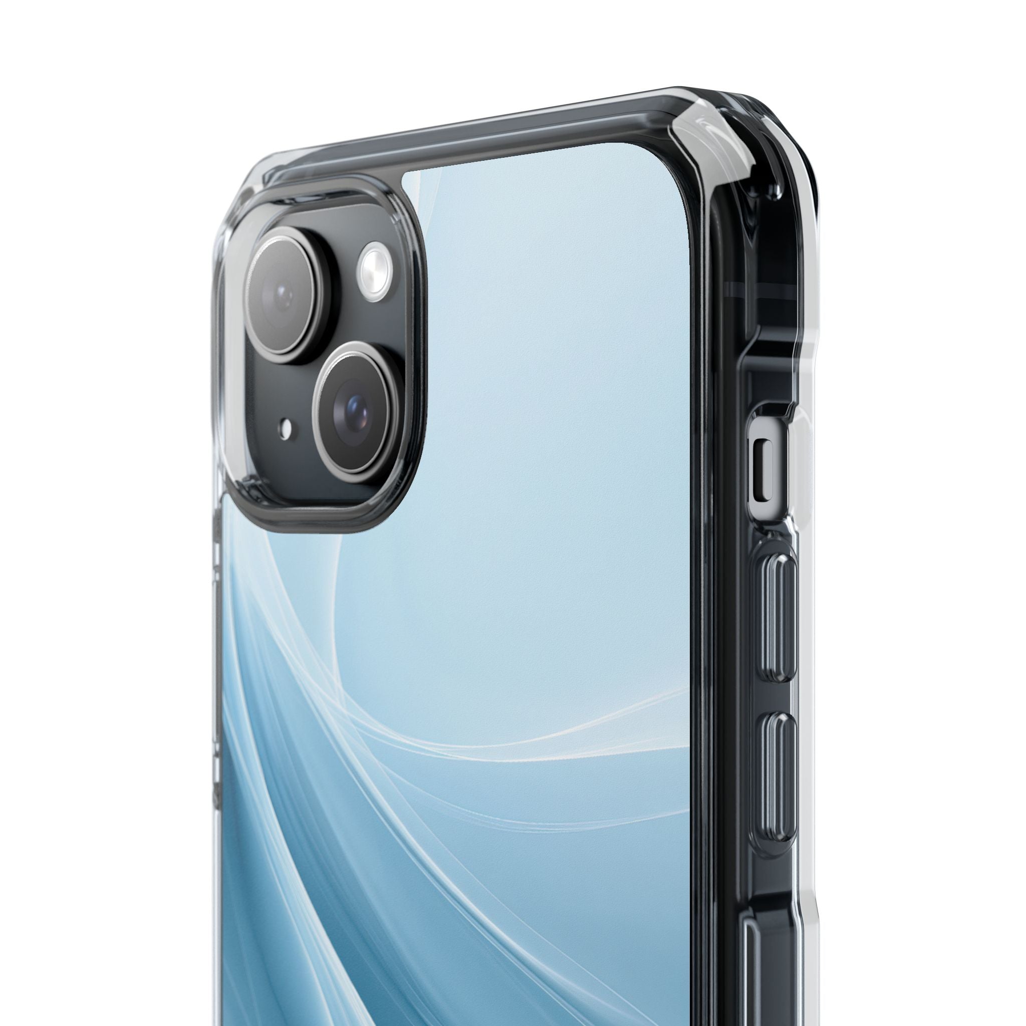 Blue Impact MagSafe Phone Case for iPhone - Arctic Silk Drift