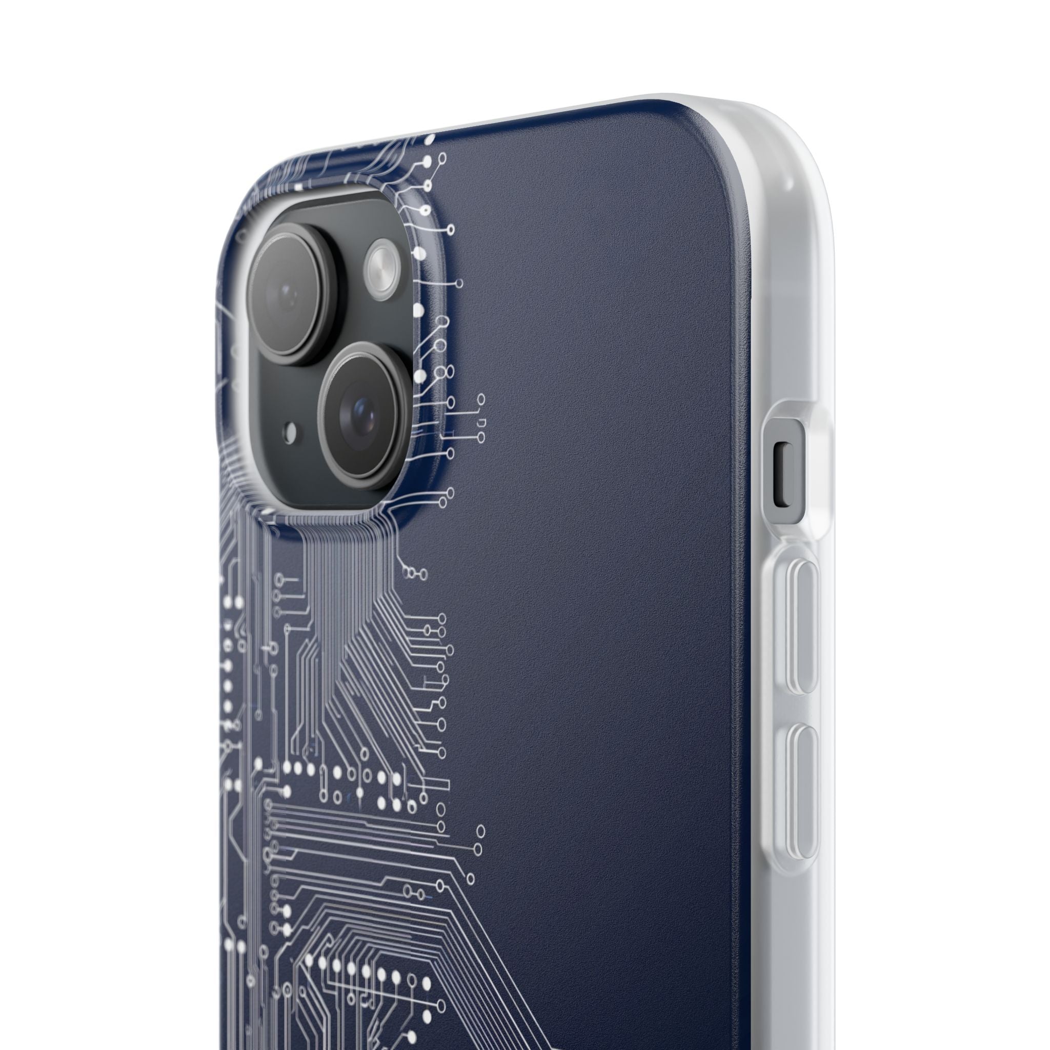 Blue Lite Phone Case for iPhone - Cobalt Data Stream
