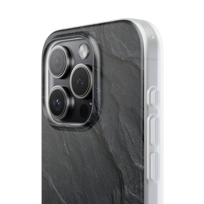 Dark Slate Strata · Lite Phone Case for iPhone ·  Black