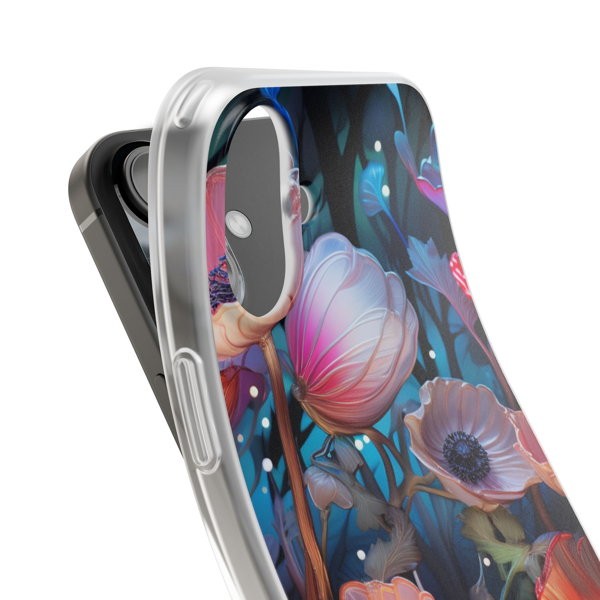 Translucent Bloom iPhone 16 Plus Case - Soft