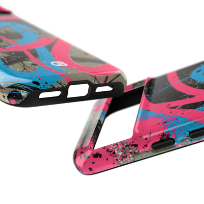 Cyber Splatter Flow · Tough Phone Case for Pixel ·  Pink