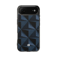 Blue Impact MagSafe Phone Case for iPhone - Indigo Basalt Facets
