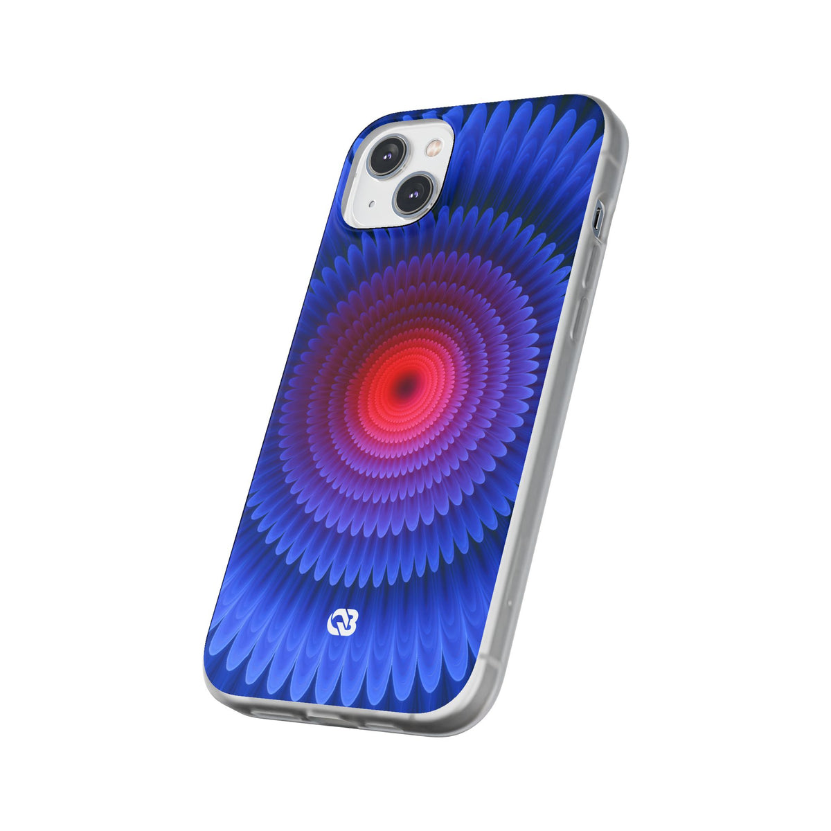 Radial Spectrum Bloom · Lite Phone Case for iPhone ·  Blue