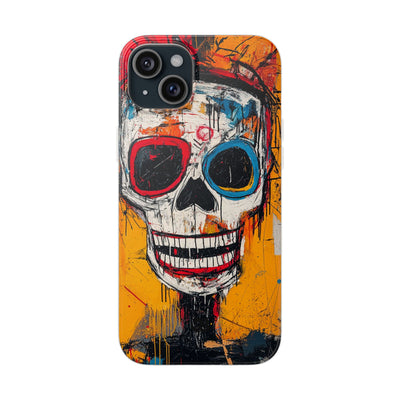 Vivid Graffiti Skull · Soft Custodia per iPhone