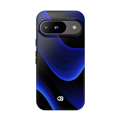 Blue Tough Phone Case for Google Pixel - Electric Cobalt Flow