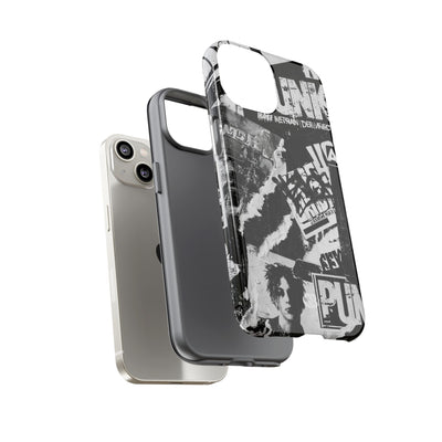 Underground Punk Collage · Tough Phone Case for iPhone · Black