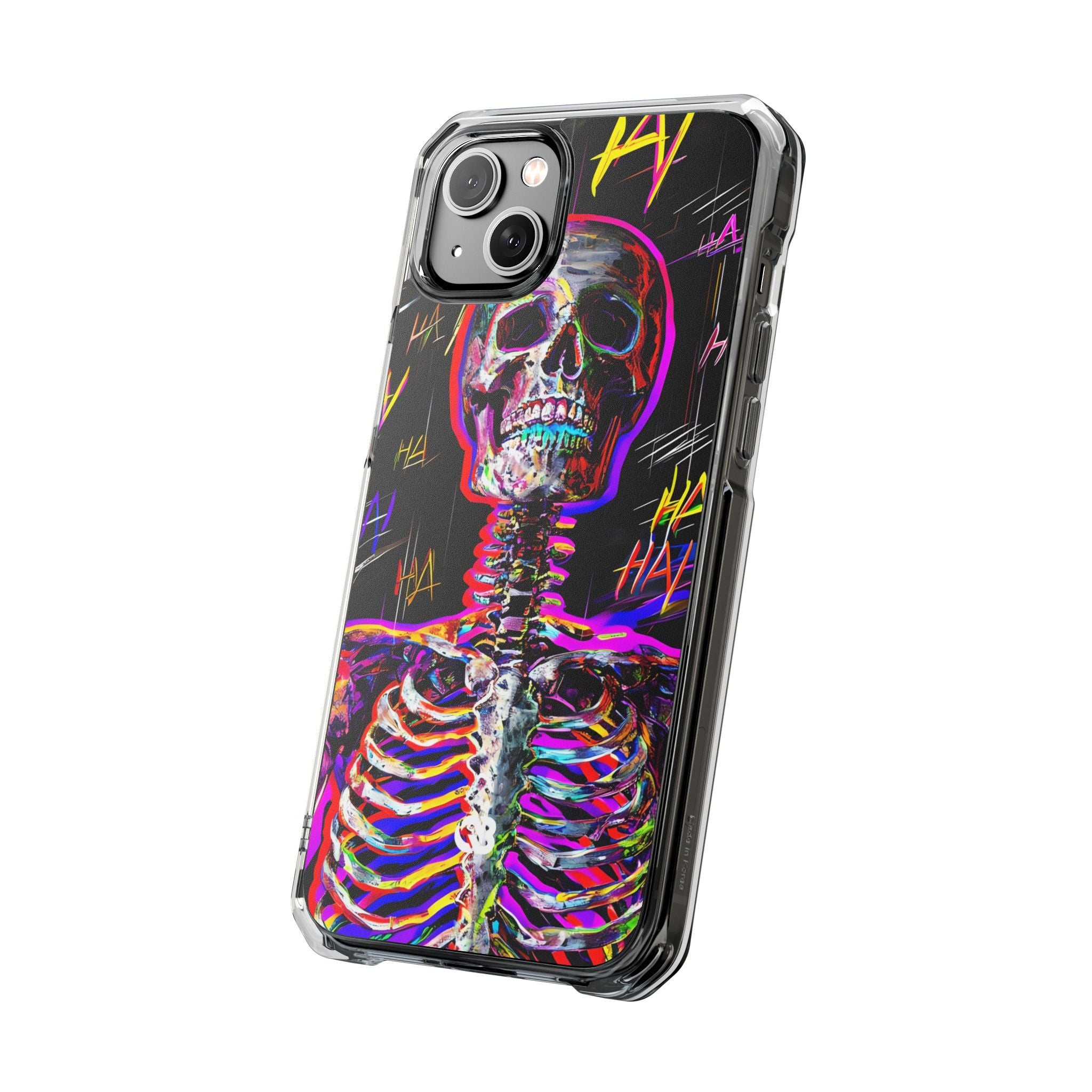 Neon Glitch Skeleton · Impact Custodia per iPhone · Magsafe