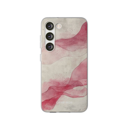 Crimson Waves Samsung S23 Case - Soft