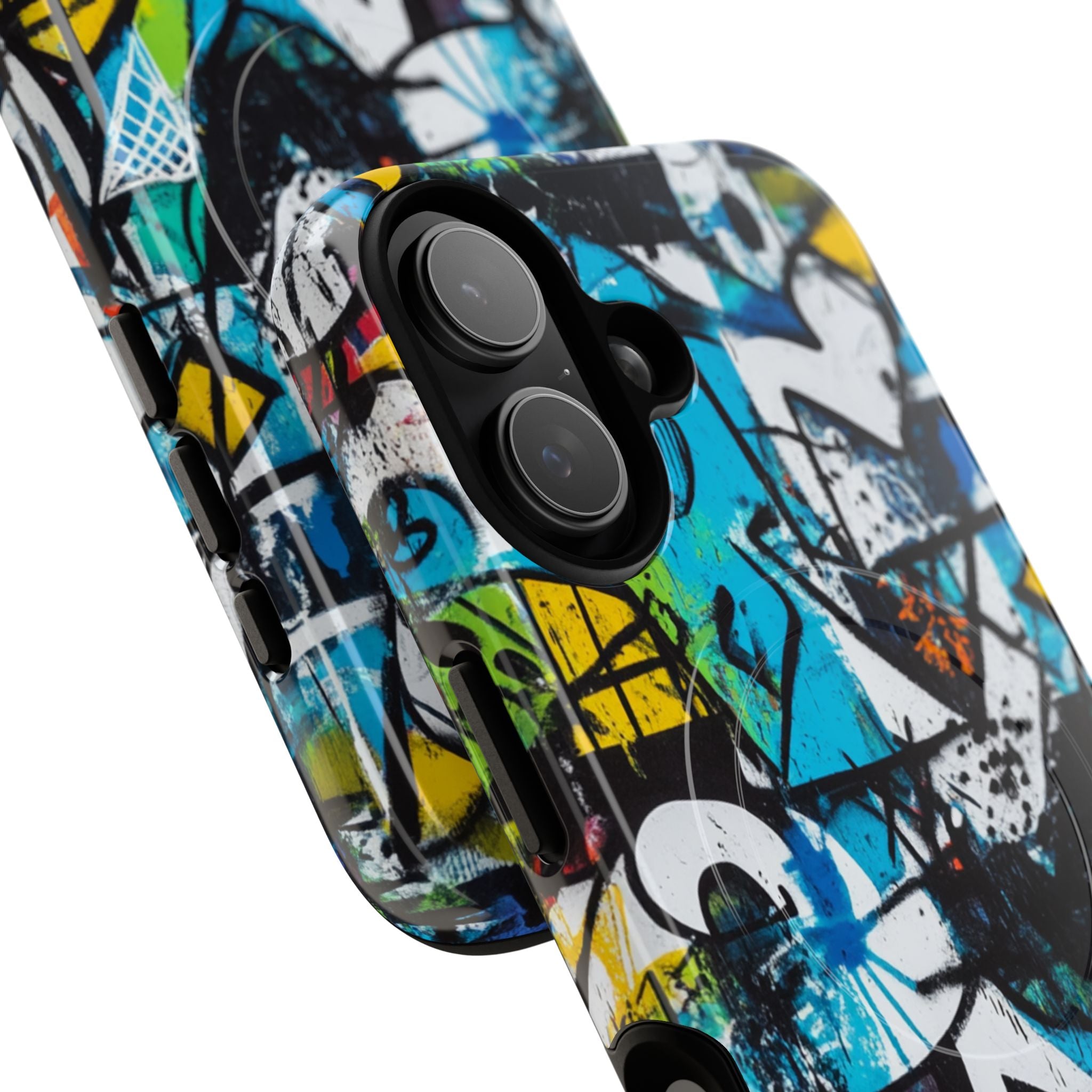 White Ripple Drift iPhone 17 Case - Tough+ - CASE•BOB