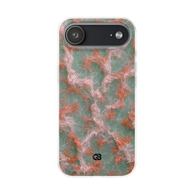 Coral Pixel Matrix · Lite Phone Case for iPhone ·  Green