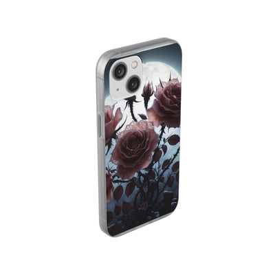 Lunar Lace Petals · Soft Coque de téléphone pour iPhone