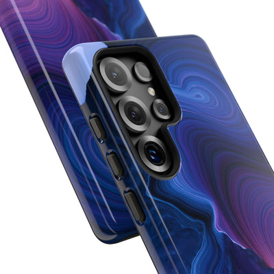 Radiant Strata · Tough Phone Case for Samsung · Blue