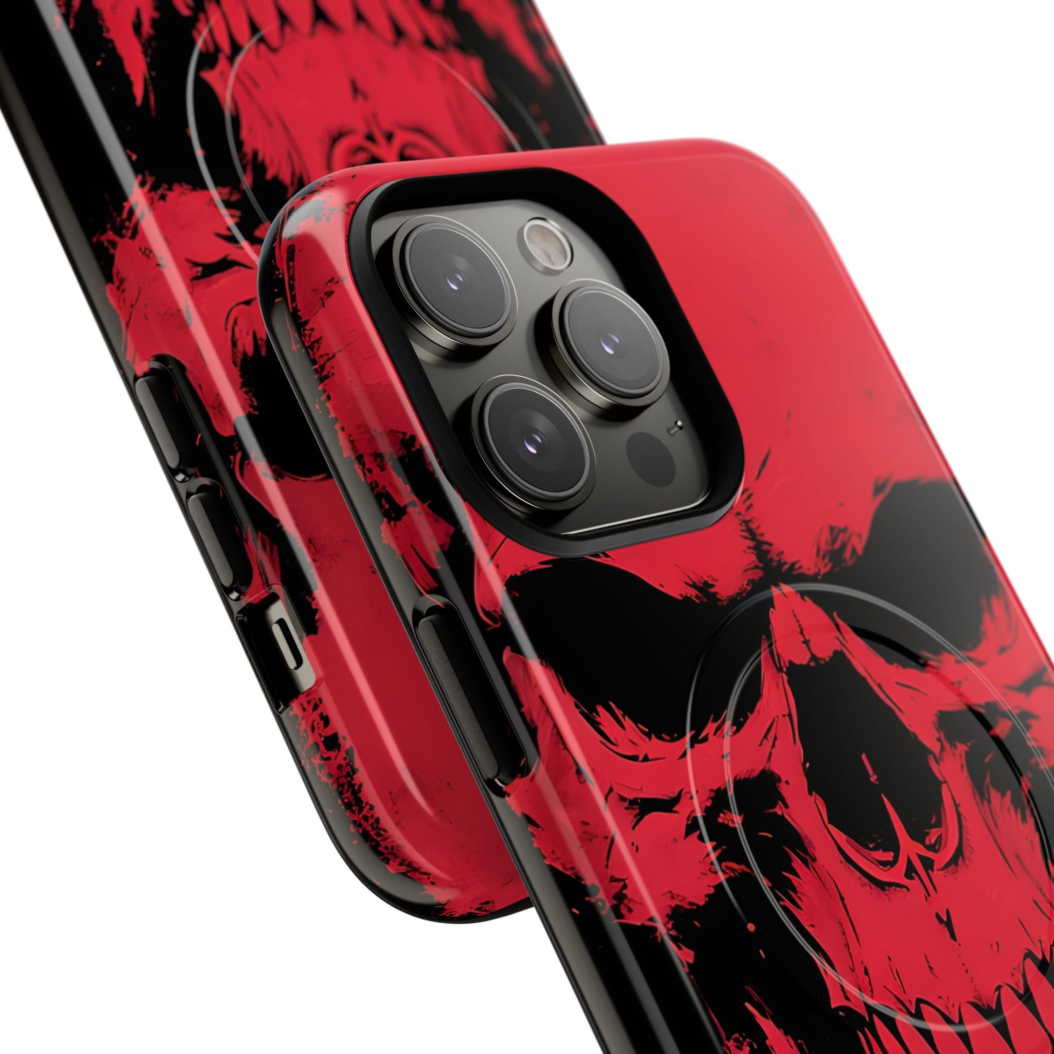 Crimson Street Skull · Tough+ Magsafe