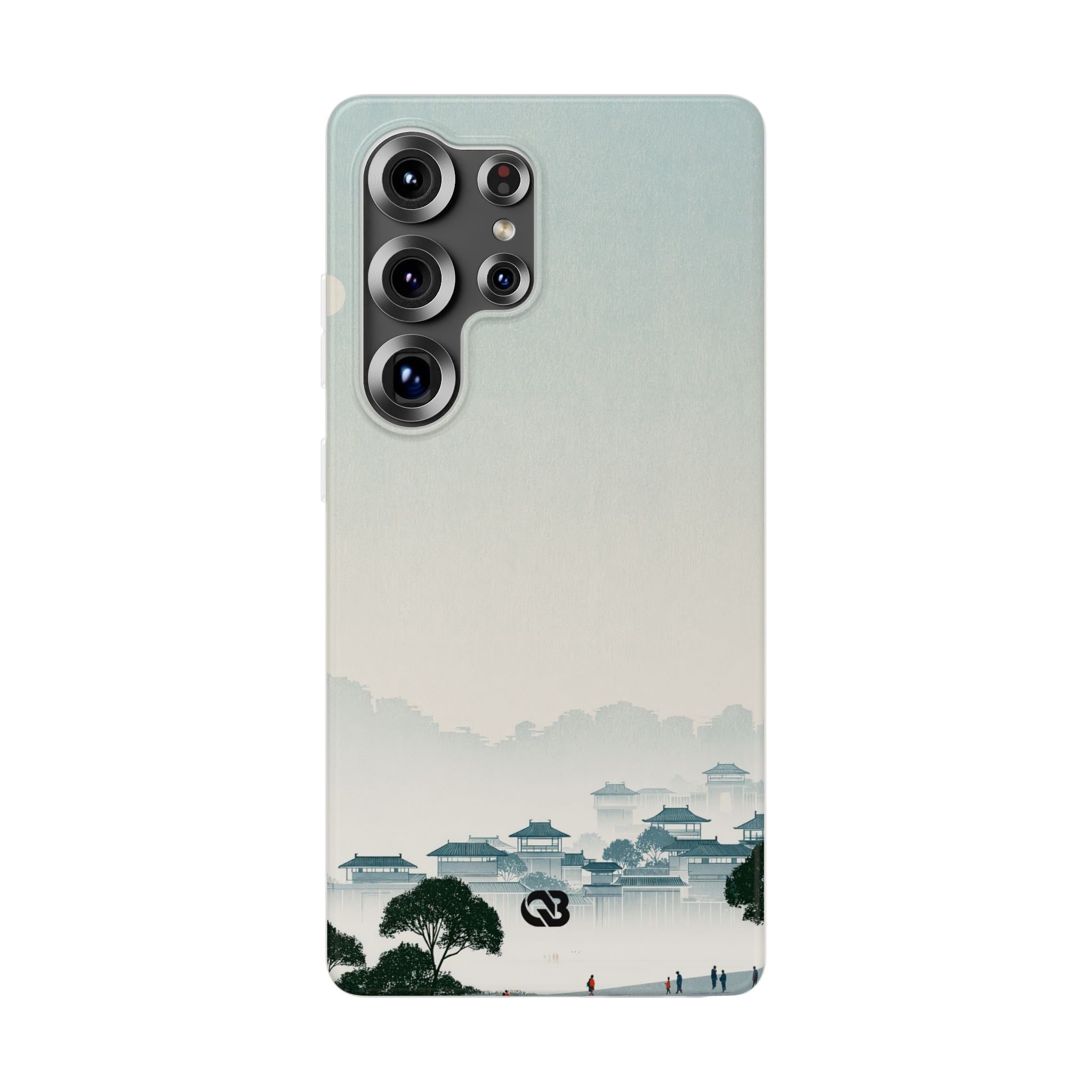 Blue Lite Phone Case for Samsung - Mist Valley Pagoda