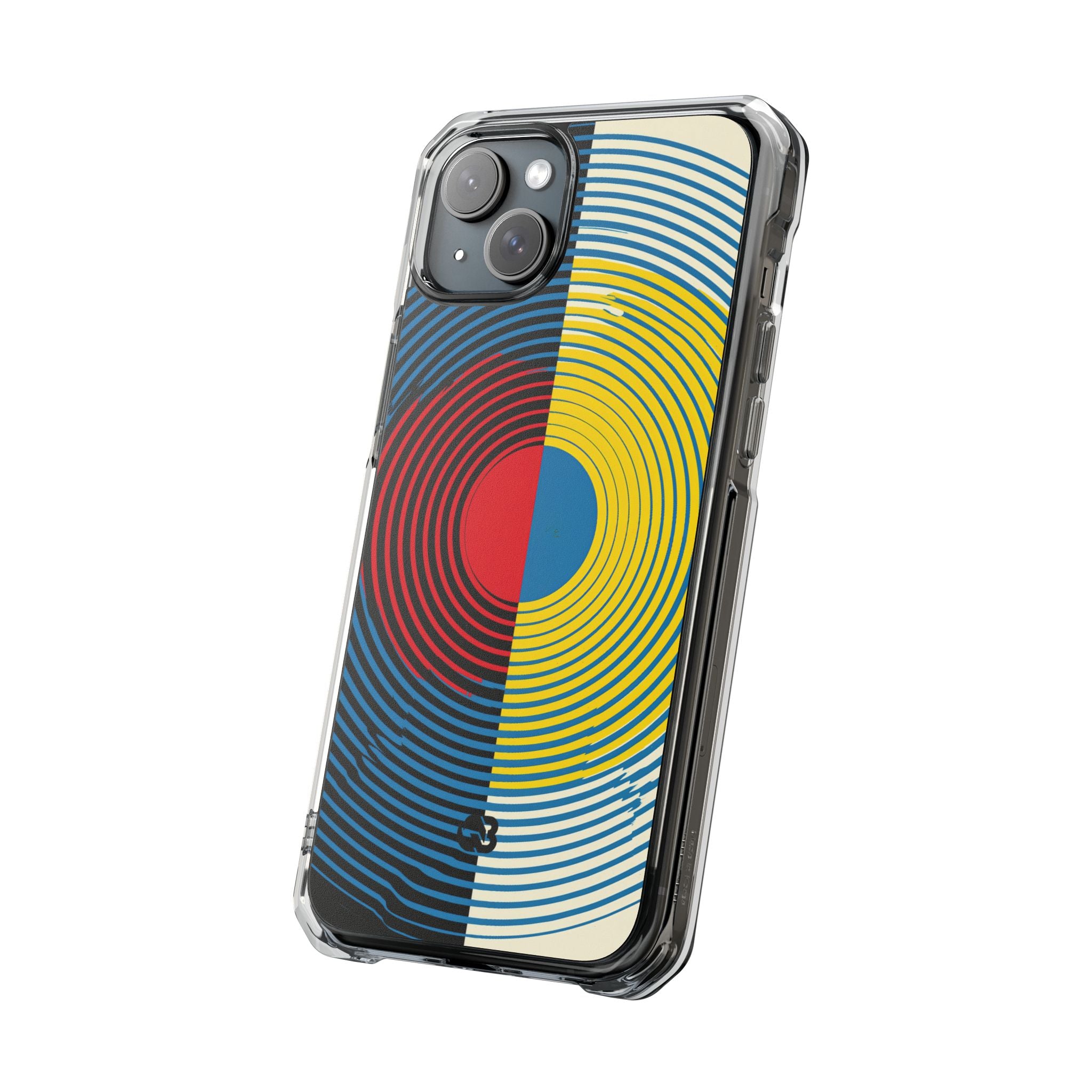 Blue Impact MagSafe Phone Case for iPhone - Primary Circuit Orbit