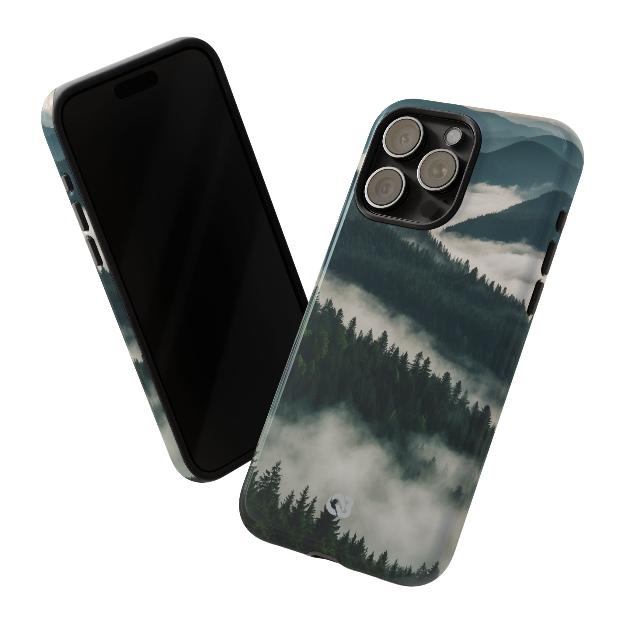 Misty Pine Peaks · Tough Phone Case for iPhone