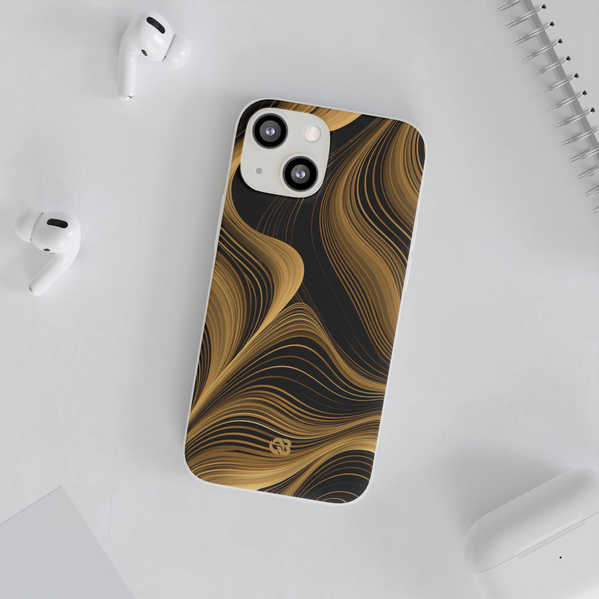 Gilded Strata · Lite Phone Case for iPhone ·  Gold